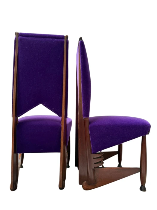 Pair of Amsterdamse School Chairs by Michel De Klerk for 't Woonhuys, 1916